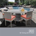 thumbnail image 2 of Florence Table à Manger de Patio Extérieur 60 Pouces avec 6 Chaises Sans Accoudoirs, 2 of 2
