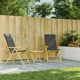 thumbnail image 3 of vidaXL Folding Patio Table Greenhouse Courtyard Outdoor Garden Furniture Bamboo, 3 of 38
