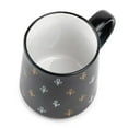 thumbnail image 2 of Tasse en grès thym et table, 16 oz liq., feuille noire, 2 of 4