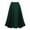 Green, variant on Pntutb Womens Skirt,Plus Size Women's Lace Patchwork High Waist Midi Skirt Gothic Pleated Skirt