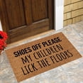 thumbnail image 4 of asddcavvf Polyester Fiber Funny Doormat 1PC Mauve Throw Blanket Big Carpet, 4 of 4