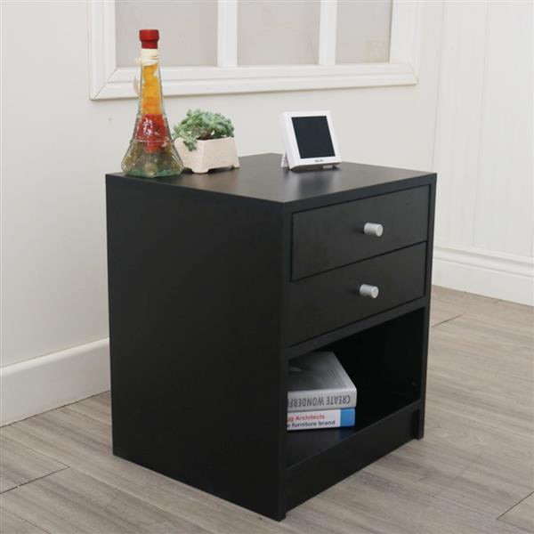 Detachable Round Storage Cabinet End side Bedside Table Nightstand Organizer 