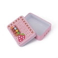 thumbnail image 3 of Tinplate Storage Box Jewelry Box for DIY Candles Dry Storage Spices Tea Candy Party Favors Rectangle with Sweet Strawberry Pink 9.6x7x2.2cm, 3 of 3