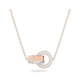 thumbnail image 1 of Collar Swarovski Hollow | Pequeño | Blanco | Baño Tono Oro Rosa 5636496 | Baño De Oro Rosa 14K | Joyería De Lujo Para Mujer | Ideal Para Regalo Elegante, 1 of 4
