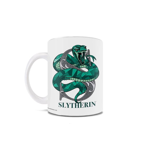 Harry Potter (Slytherin Emblem) 11 oz White Ceramic Mug WMUG1186