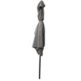 thumbnail image 2 of 6 x 9ft Outdoor Patio Umbrella with Crank and Push Button Tilt, Waterproof Umbrella for Garden, Backyard, Swimming Pool, Market, Sun Shade Umbrella, Medium Grey, 2 of 7