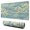 Gold Blue Waves, variant on Forest At Night desk Mouse Padwaterproof,rubber multispandexno Slip MousepadsDesk Pad for Office Home Game 31.5x15.7inches