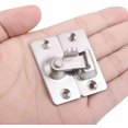 thumbnail image 2 of Cerradura de puerta de acero inoxidable en ángulo recto de 90 grados utilizada para cercas de madera y puertas corredizas, 2 of 5
