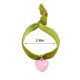 thumbnail image 3 of Nueva pulsera elástica de terciopelo con forma de corazón ancho color melocotón de la serie de San Valentín. Pulsera de moda para mujer., 3 of 7