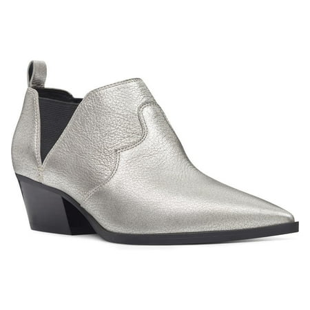 

Nine West Women s Cahluz Leather Bootie Black Size 7.5 M