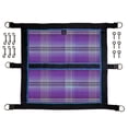 thumbnail image 2 of Kensington Stall Door Guard Lavender Mint Plaid, 2 of 2