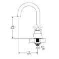 thumbnail image 3 of Mezcladora Antares Helvex Lavabo 4 Contra De Rejilla Hm-14, 3 of 3