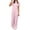 #305-Pink, variant on AUNVITO Women's Satin Backless Wide Leg Jumpsuit Stand Collar Sleeveless Loose Fit Casual Party Wear Rompers & Jumpsuits