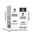 thumbnail image 3 of Polvo texturizante para hombres, fácil de aplicar, textura y volumen al instante, ingredientes naturales, fijación fuerte, polvo para el cabello para hombres, 15 g, 3 of 4