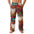 thumbnail image 3 of Trgacdwlo Christmas Pajama Pants Men Flannel Snowflake Snowman Winter Fuzzy Fleece Pajama Bottoms Men Baggy Elastic Waist Straight Leg Mens Sleep Pants, 3 of 7