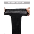 thumbnail image 5 of Deago 3 Pairs Extra Wide Diabetic Socks for Men Women Non-Binding Over the Calf Knee High Sock Neuropathy Hospital Swollen Socks with Cushioned Sole (Black), 5 of 9