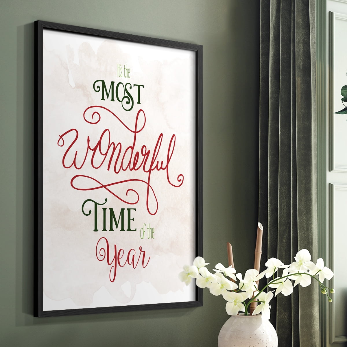Wonderful Time of the Year Framed Print - Solid Wood in Single Picture Frame Solid Wood 2 Framed Print