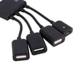 thumbnail image 1 of Keenso 4 Port Micro USB Adapter Cable OTG Hub Adapter Cable For Tablet Smartphone, 1 of 5