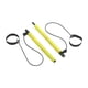 thumbnail image 1 of Barra de pilates de 2 secciones, equipo de fitness desmontable con soporte para pies estirado Amarillo, 1 of 9