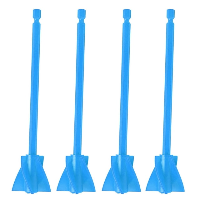 Paletas Mezcladoras de Resina de 5 Cuchillas, Diseño en Espiral para una Mezcla Uniforme, Reduce Las Burbujas de Aire, Reutilizable Y Duradero, Material ABS, Vástago Hexagonal de