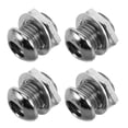 thumbnail image 1 of Miangastore 4 Pcs Vis de Trou de Ventilation de Tambour avec Rondelle pour Évent de Caisse Tambour Pièces de Rechange pour Instruments de Percussion Évent de Tambour avec Joint Pièces de Caisse Basse, 1 of 8