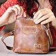 thumbnail image 5 of Bed|Stu Women’s Ventura Leather Bag (Tan Rustic Mason, One Size), 5 of 5
