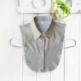 thumbnail image 4 of Sangle Ajustable Faux Col Chemise Faux Col Sangle Ajustable Antidérapant Rayé Imprimé Col Rabattu Bouton Unisexe Déplacement Style Formel Affaires, 4 of 8