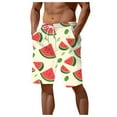 thumbnail image 1 of Ketyyh-chn99 Shorts de Bain pour Hommes Plage Mode Shorts de Natation Extensibles pour Hommes Maillots de Bain Maillots de Bain Tenue de Plage Maillots de Bain Rouge,3TG, 1 of 5