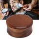 thumbnail image 5 of Men Wooden Shaving Brush Bowl, Practical Wooden Shave Cream Soap Cup Non Adhering Moderate Size With Lid For Barbershops For Face Cleaning, 5 of 8