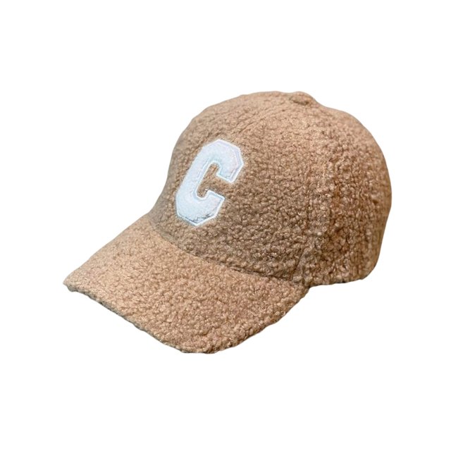 Qarigey Gorra de béisbol con letras C, sombrero de Color sólido, cómodo, transpirable, para otoño e invierno, decoración para la cabeza, sombreros Sombreros Caqui Qarigey AP013321-03
