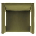 thumbnail image 4 of SAFAVIEH Vidar Modern Style Accent Chair, Olive Velvet, 4 of 9