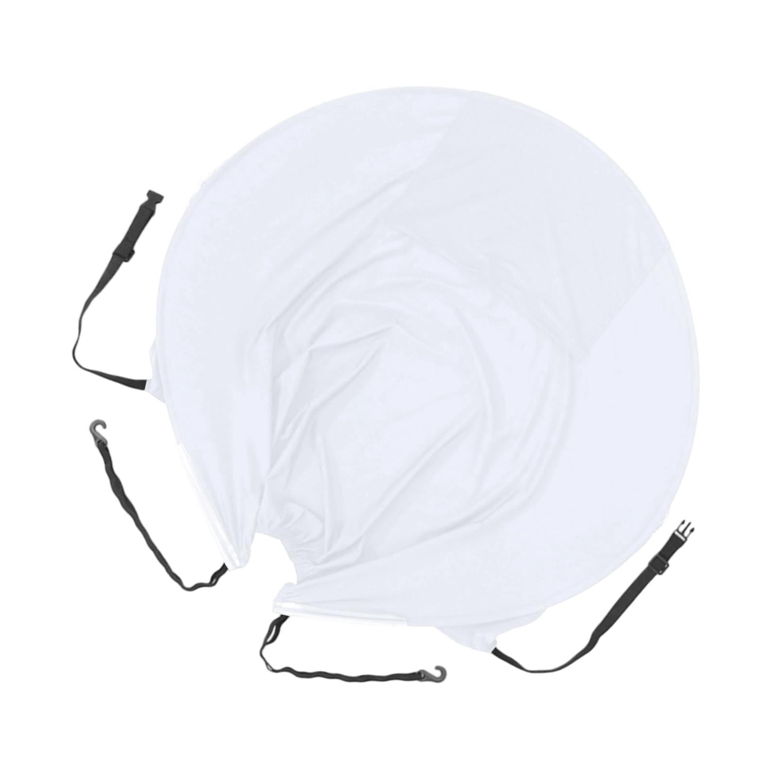 Zxpjkyu Baby Stroller Sunshade Cover, Outdoor Portable Easy Install Breathable Universal White