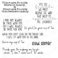 thumbnail image 2 of Stamping Bella Ensemble de Tampons Adhérents-Amitié Sentiment, 2 of 2