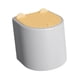 thumbnail image 5 of Mini bote de basura para gatos con tapa, contenedor de basura para mostrador gris, 5 of 9