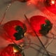 thumbnail image 4 of Cadena de luces de frutas, 20 LED, 3 m, cadena de luces de frutas y fresas, lámpara de fresa, funciona con pilas, decoración interior y exterior, luces para el hogar, patio, boda, fiesta de, 4 of 5