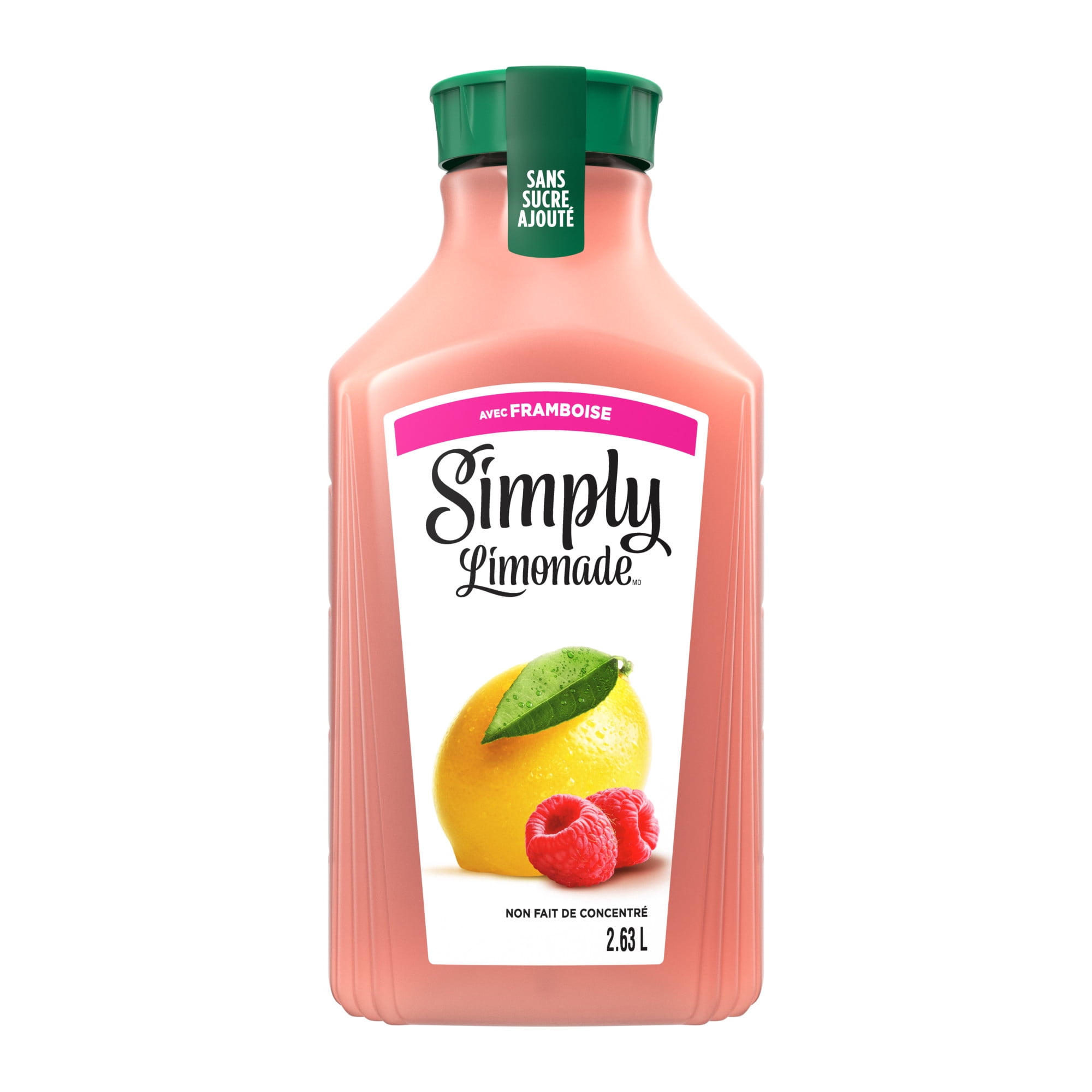 Simply Limonade Framboise Handle Free Bottle, 2.63 Liters