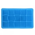 thumbnail image 1 of Bandejas de silicona para cubitos de hielo de primera calidad para bar en casa, cubitos de hielo fáciles de hacer, diseño azul, 1 of 8