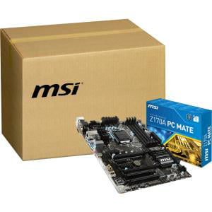 Msi Z170a Pc Mate Desktop Motherboard Intel Z170 Chipset Socket H4 Lga 1151 10 Pack Atx