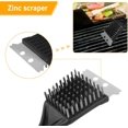 thumbnail image 3 of 4Pcs Wire BBQ Brush Metal BBQ Grill Cleaning Brush Stainless Steel Barbecue Bristles Cleaner Heavy Duty Barbecue Oven Grill Kitchen, 3 of 4