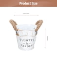 thumbnail image 2 of 2Pcs Iron Succulents Planter Decorative Flowerpots Balcony Flower Buckets, 2 of 7