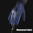 thumbnail image 4 of Jtbuh XLY Waterproof & Windproof Thermal Non-Slip Gloves,Skatesfor Winter Touch Screen Thermal, Adjustable Zipper Fit for Cycling, Skiing Outdoor Sports, 4 of 6