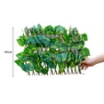 thumbnail image 6 of Tnobhg Expandable Fence Privacy Screen Adjustable Length UV Blocking Single Sided Leaves Balcony Patio Artificial Hedge Indoor Outdoor Decor, 6 of 8