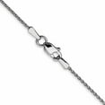thumbnail image 4 of 14K White Gold Jbsp's 1mm D/C Round Wheat Chain (18 X 1) Made In United States 1201-18, 4 of 5