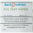 thumbnail image 2 of Phenylthiourea (PTC) Paper Strips - Genetic Taste Testing (Vial of 100) - 30g Per Strip (1, Vial of 100), 2 of 3