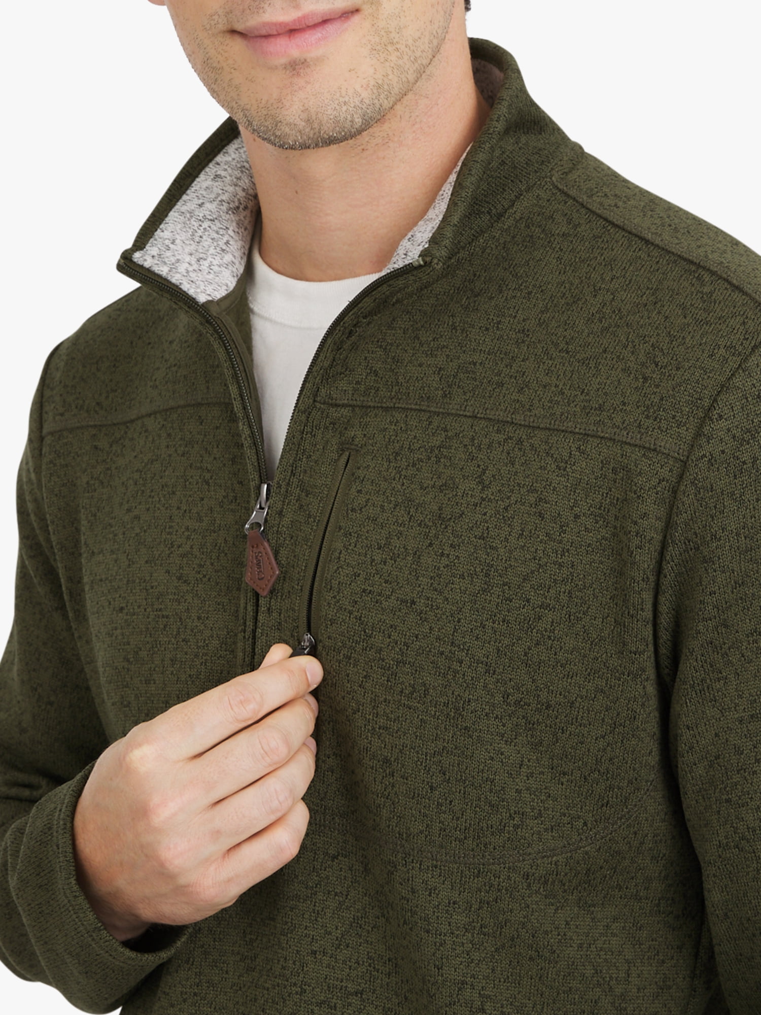 Chaps Men's & Big Men's Quarter Zip Fleece Sweater, Sizes S-3XL