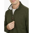 thumbnail image 4 of Chaps Men's & Big Men's Quarter Zip Fleece Sweater, Sizes S-3XL, 4 of 8