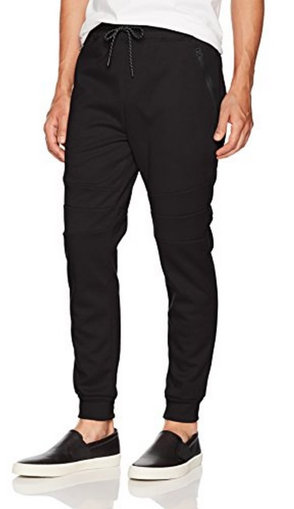 Southpole Mens Tech Fleece Jogger Pants with Zipper Details Sweatpants