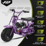 FRP GMB100 Mini Bike 99cc 4-Stroke Gas Powered Mini Dirt Bike for Teens and Adults, 28MPH Off-Road Motorcycle with Rear Suspension, Rear Disc Brake – Black