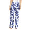 thumbnail image 3 of Balery Blue Vases print Women's Pajama Pants,Ultra Lightweight Pjs,Lounge Pant-Medium, 3 of 9
