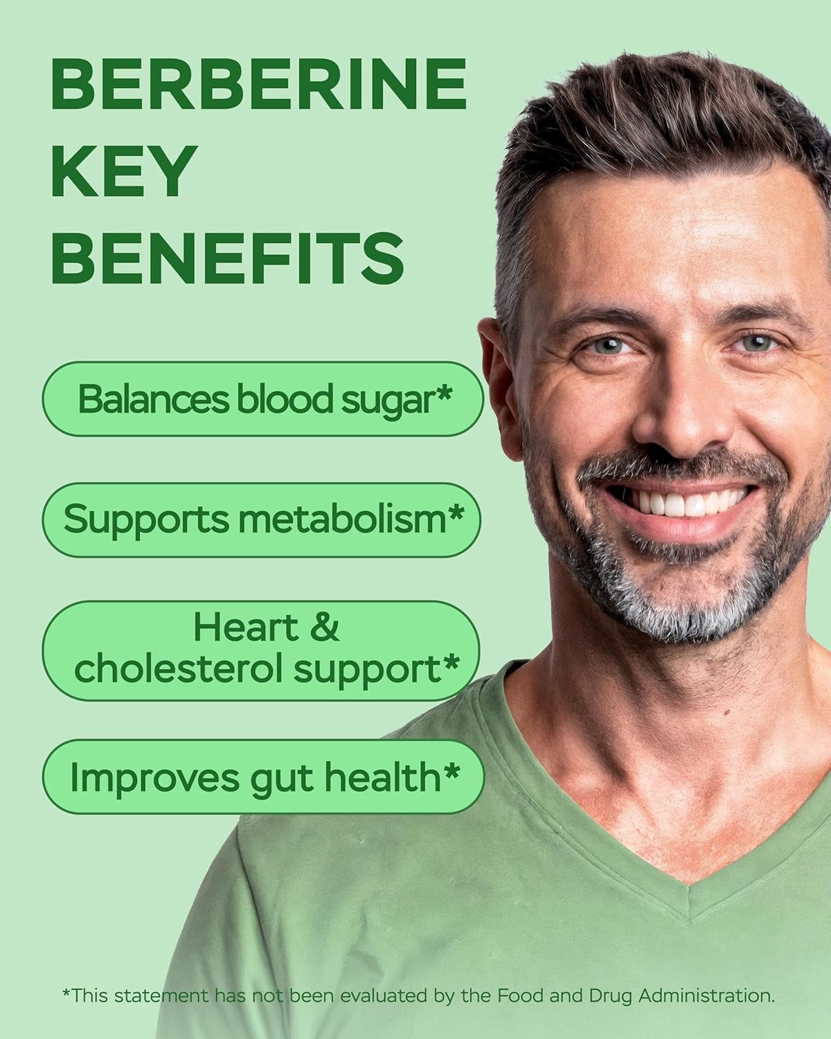 4Well Berberine Supplement - Triple Strength GLP-1 Activator with Apple Cider Vinegar & Green Tea Extract - Body Composition Support, Digestive Health, Support Heart Health